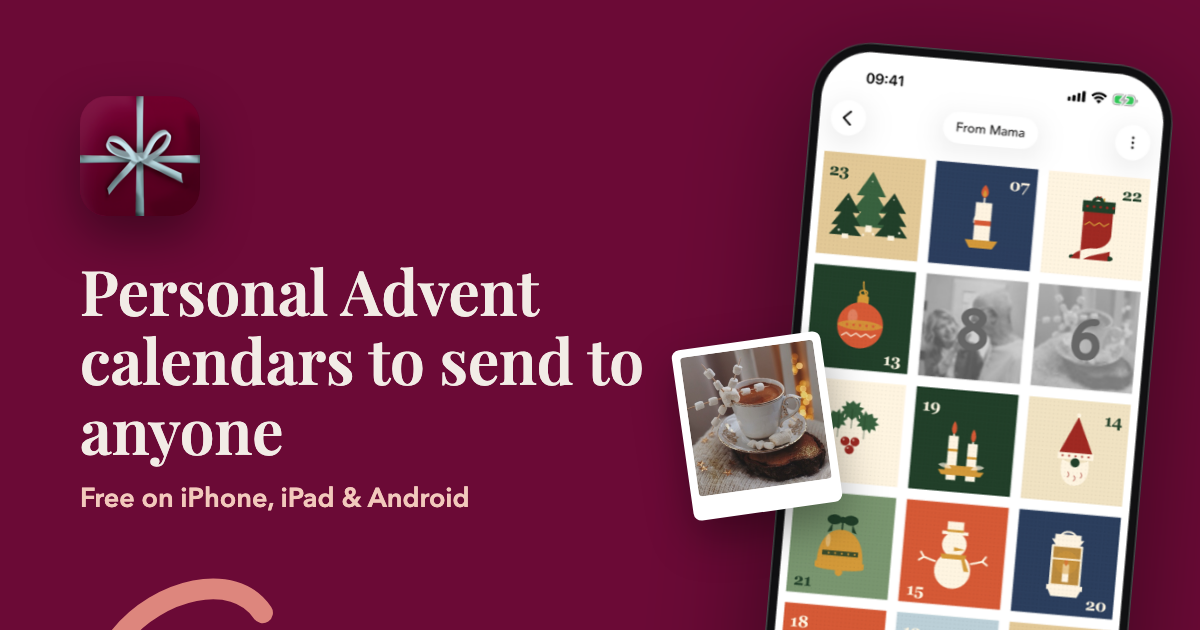 Advent App — Personal Advent calendars to send to anyone
